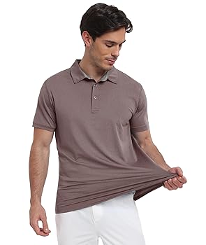 WENTTUO Men's Polo Shirts Short Sleeve Moisture Wicking
